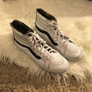 vans old skool high beige